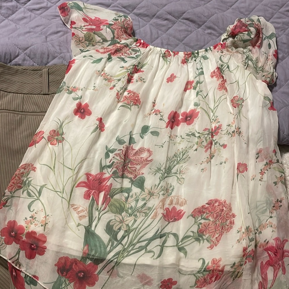 Women’s flowered blouse